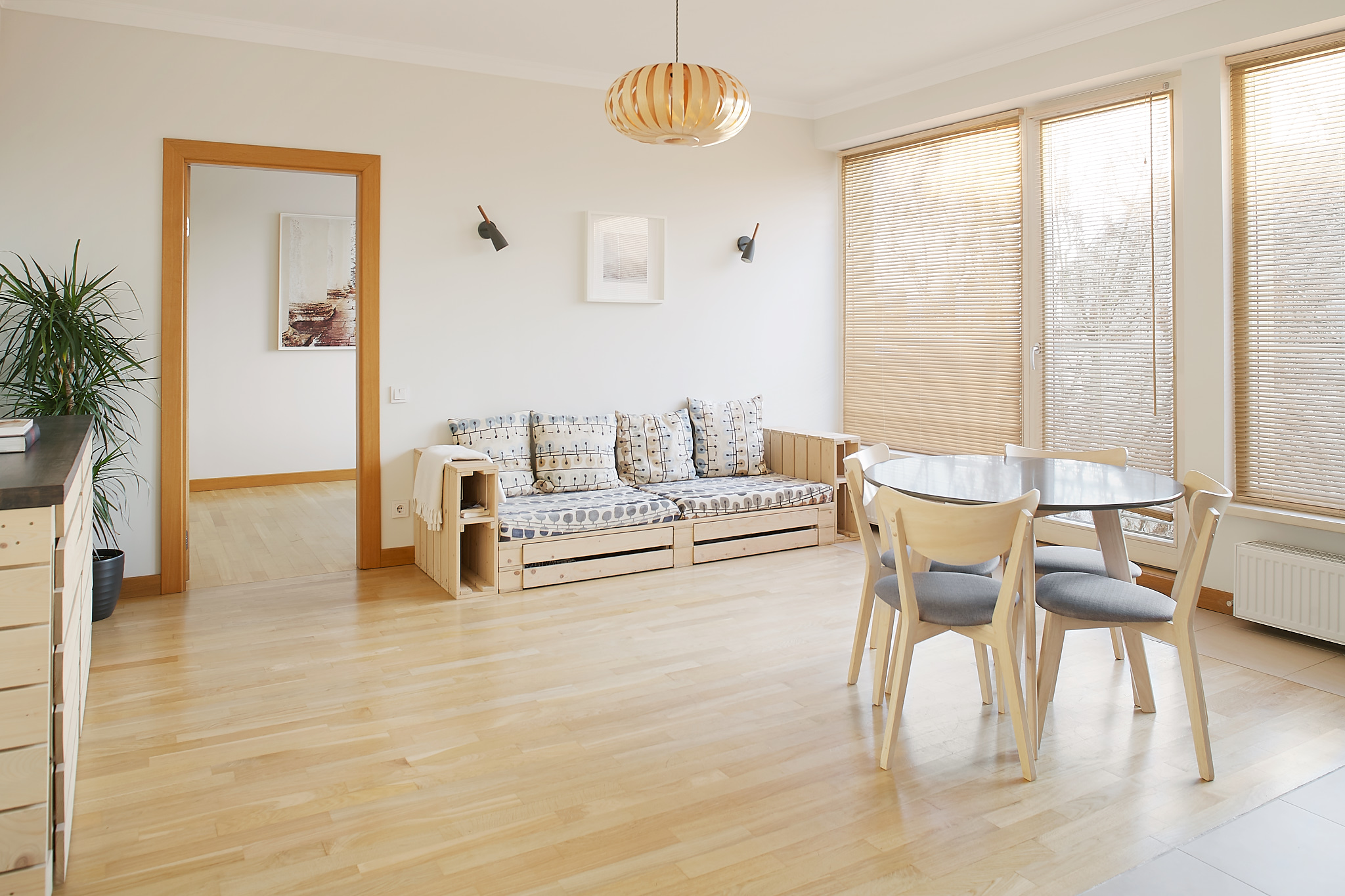 Interior design photography of a living room.