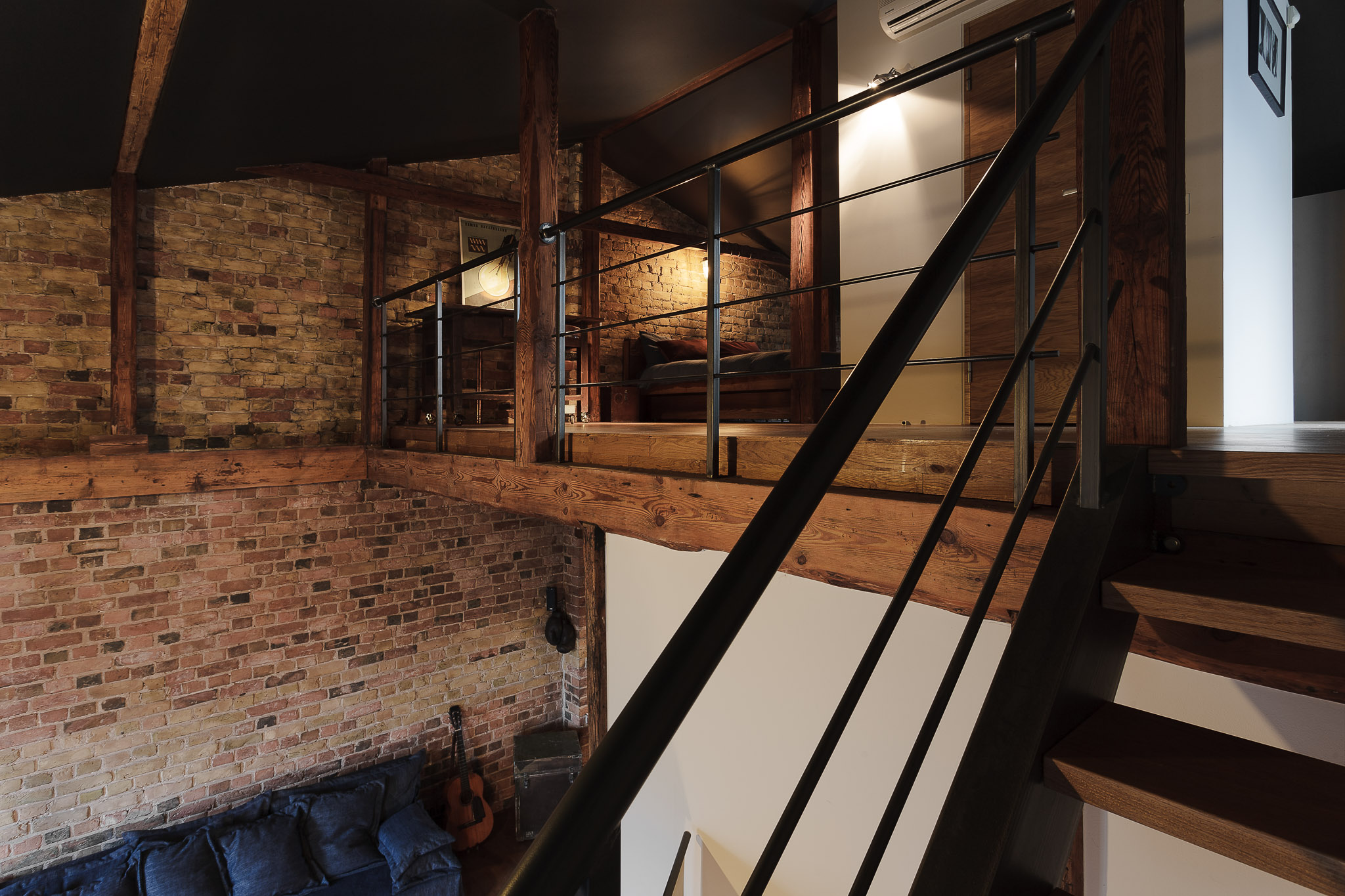 Two floors apartment in Riga city.