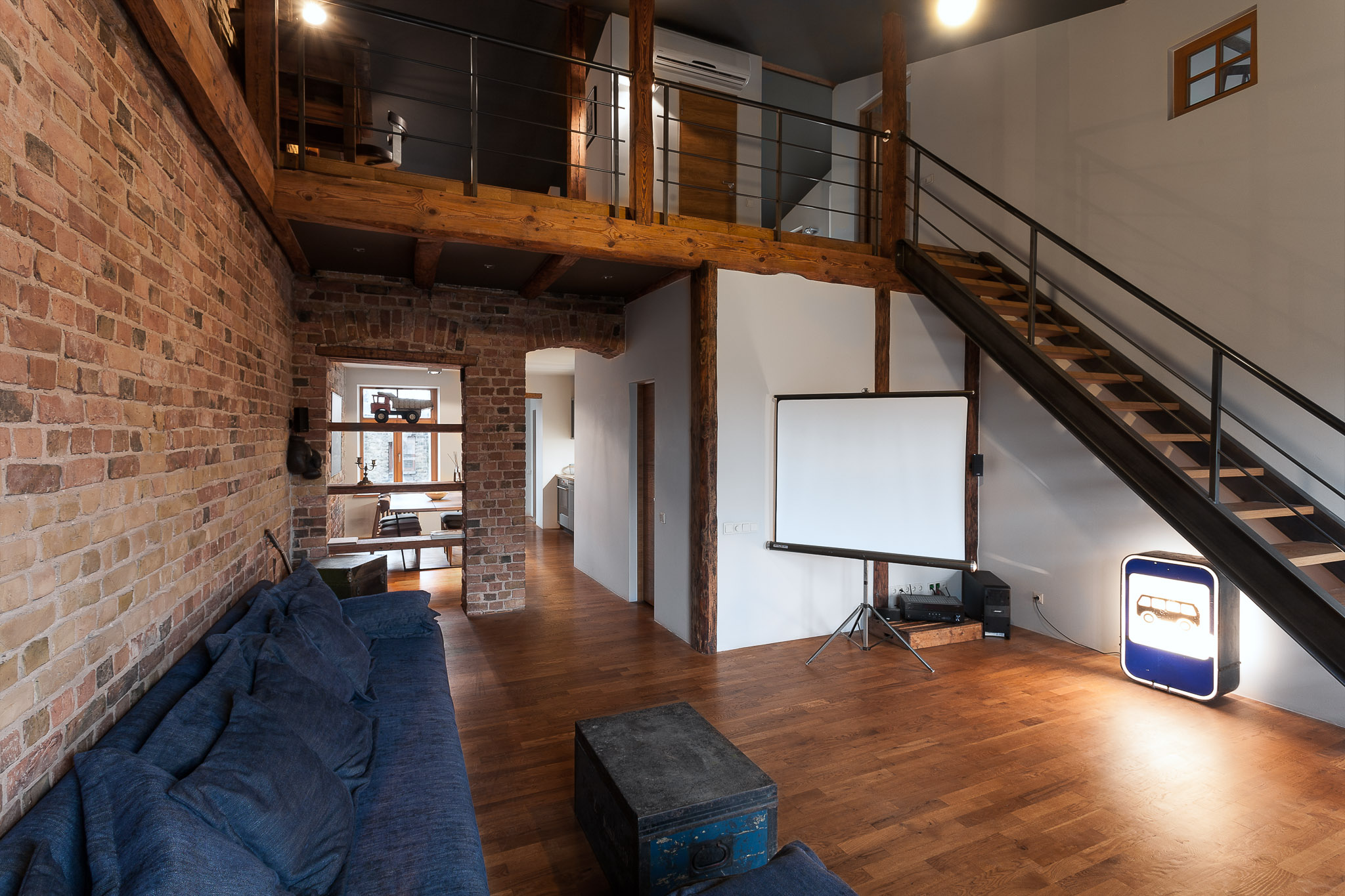 Trendy loft in Riga city.